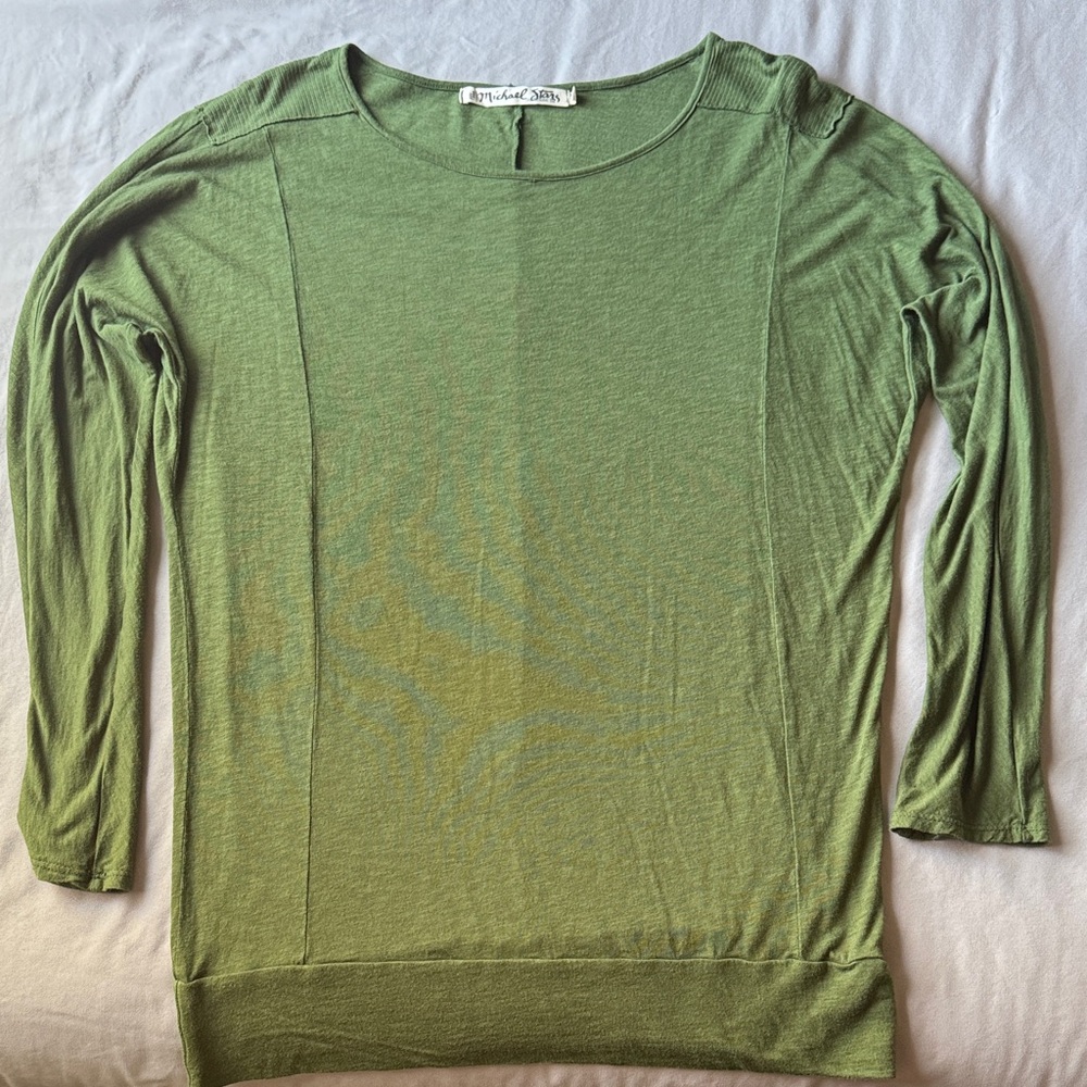 Michael Stars Olive Long Sleeve Top